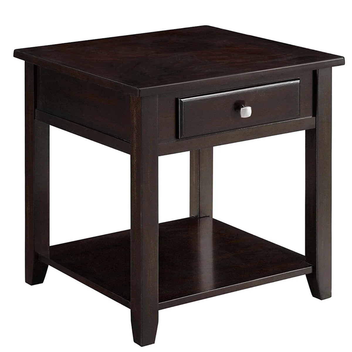 Walnut 1-shelf End Table U936718