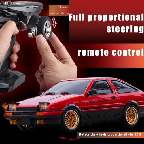 1/18 RC Drift Car 2.4GHz RWD with Gyroscope Blue L70881