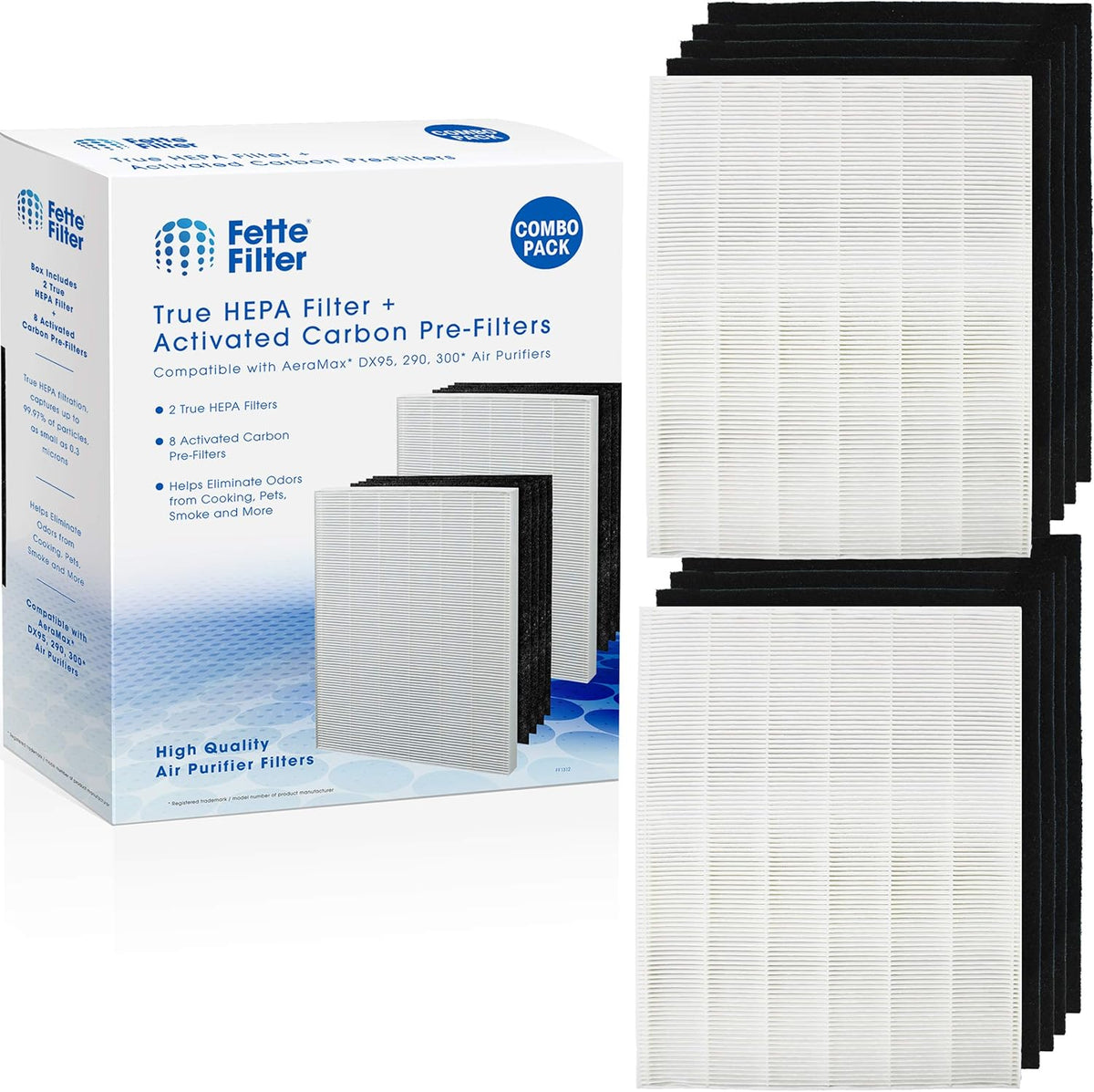 2 HEPA Filters + 8 Carbon Filters F839296