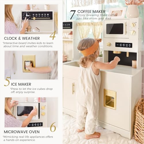 Wooden Play Kitchen Set I5864