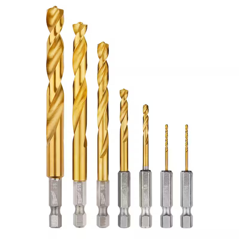 Titanium Drill Bit Set 7-Piece X958864
