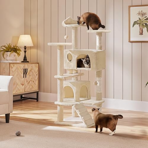 54in Cat Tree Tower Condo Furniture Scratch Post O479217
