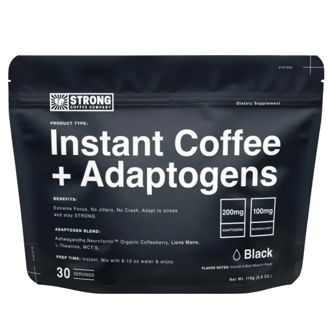 Black Organic Instant Coffee 30 Servings B518