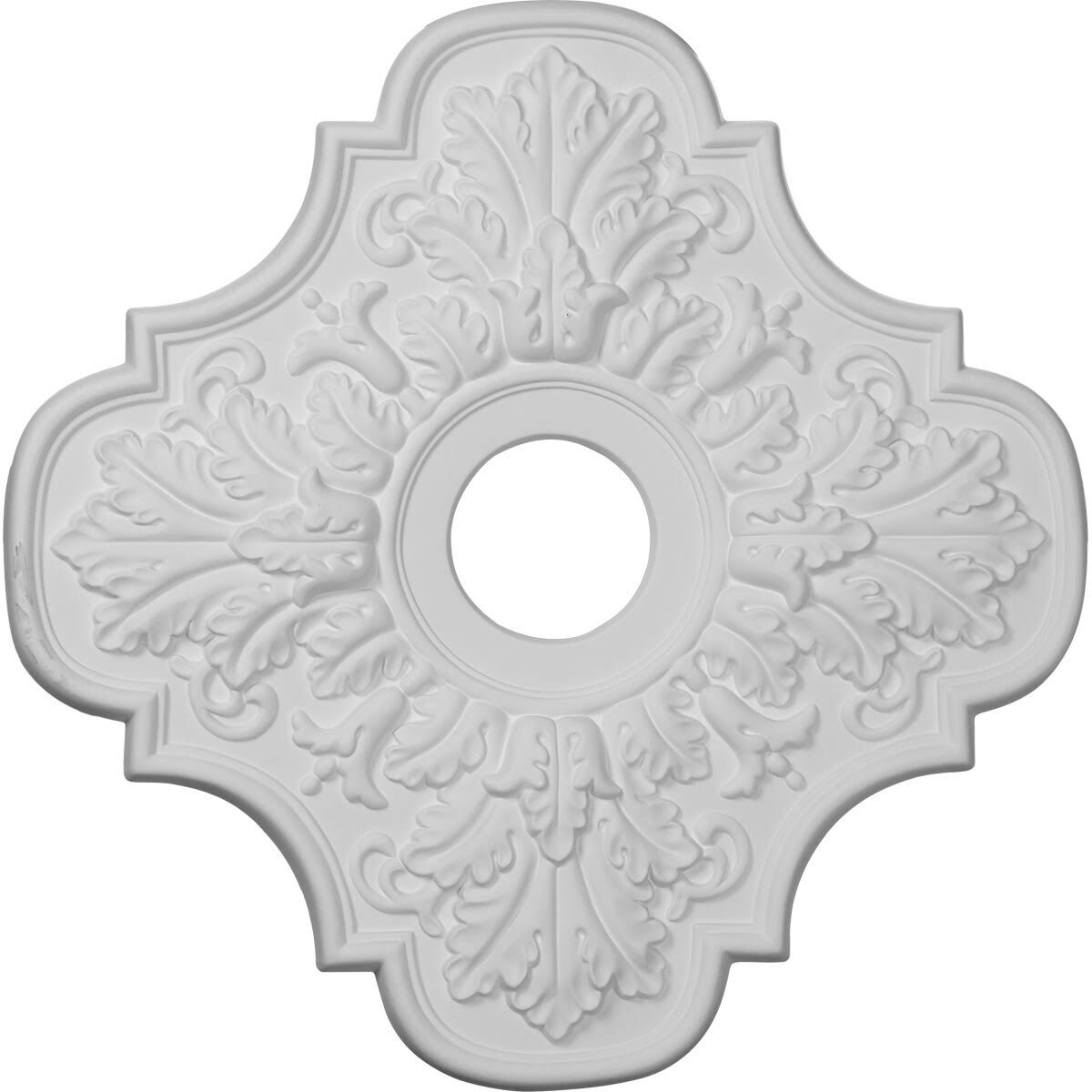 17 3/4x22OD x 3 1/8x22ID x 1x22P Ceiling Medallion, Hand-Painted I9680