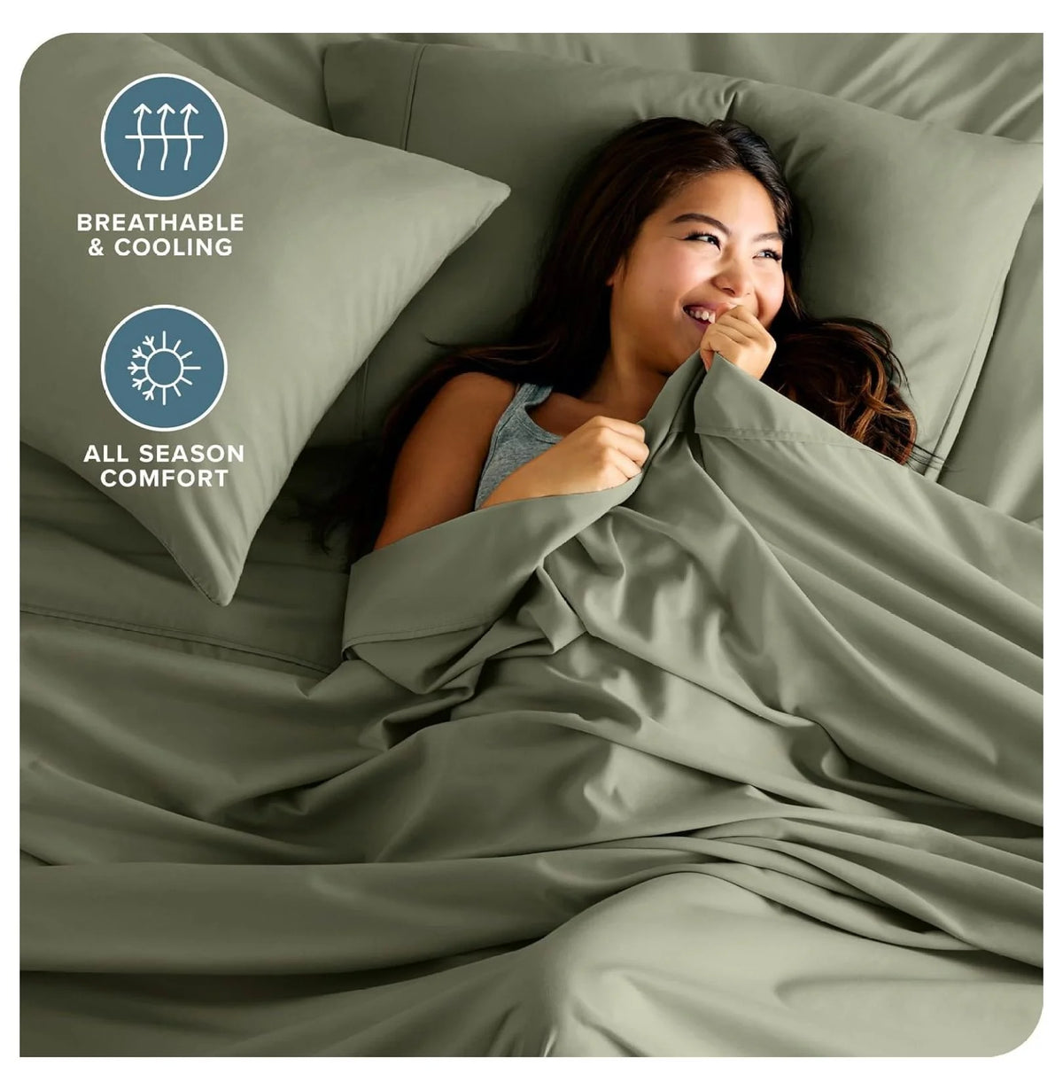 Split King 5 Piece Microfiber Bed Sheet Set with Deep Pockets O73143
