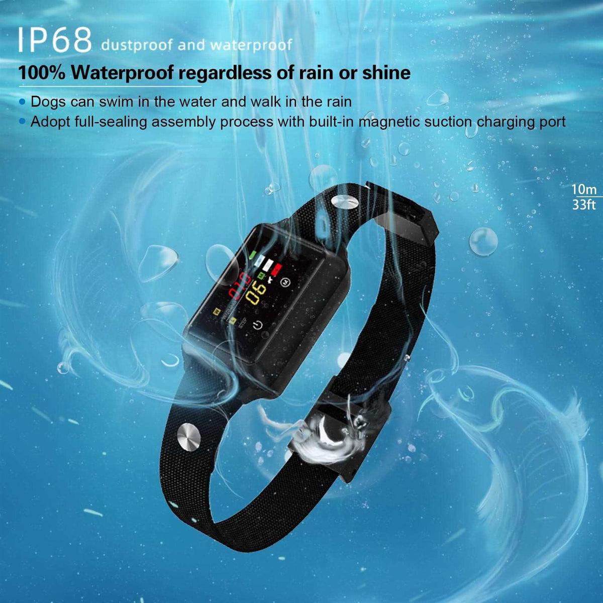 Waterproof Dog Bark Collar W462180
