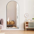 71"×28" Large Full Length Mirror with Stand, Black L272