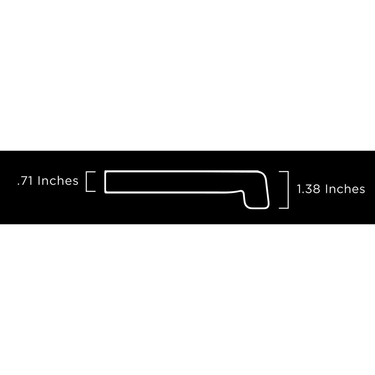 Black Round Base Rectangle Table T487