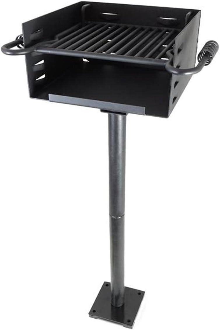 Single Post Park Style Charcoal Grill M909
