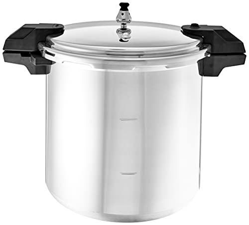 Polished Aluminum 22-Quart Pressure Cooker K793226