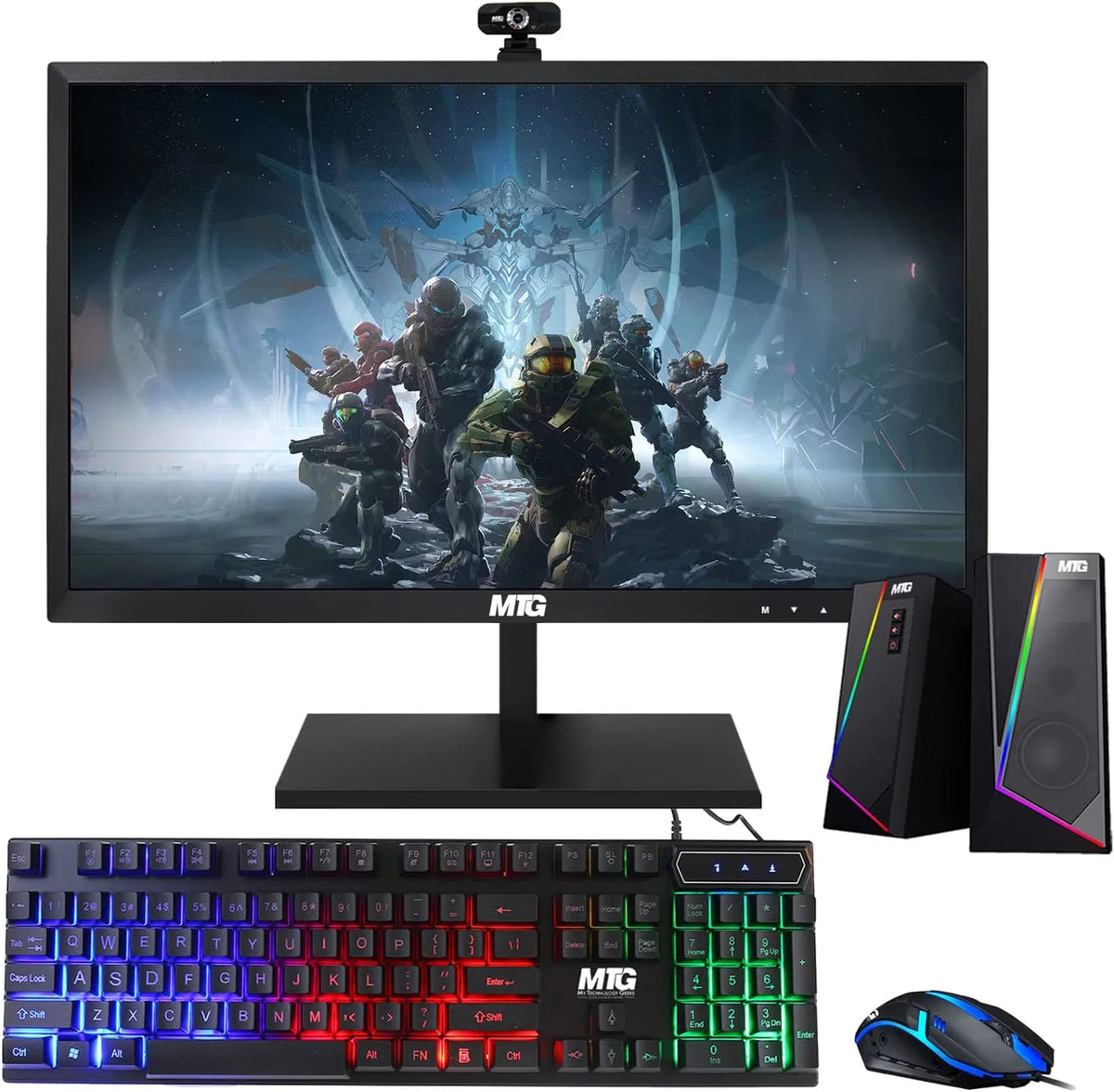 Restored All in one Desktop Computer, Intel Core i5 4th Gen 2.5 GHz, 16GB DDR3, 1TB SSD, 27 inch LED Monitor, Win10 Pro (Refurbished) O463531