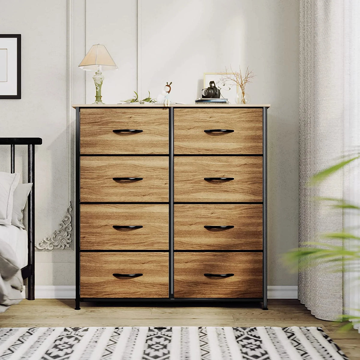 8 Drawer Fabric Dresser N59216