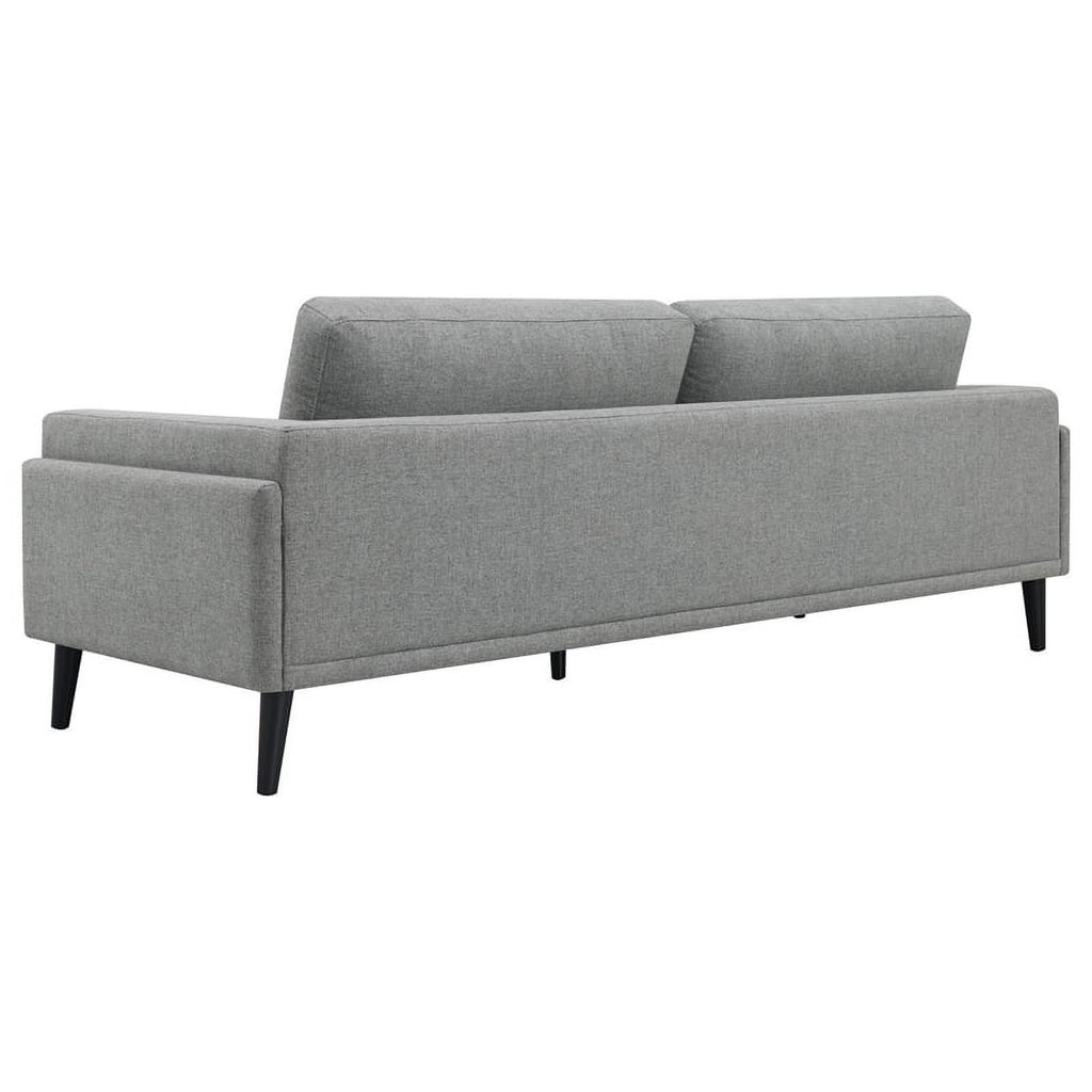 3-Piece Upholstered Fabric Sofa Set in Gray L7100