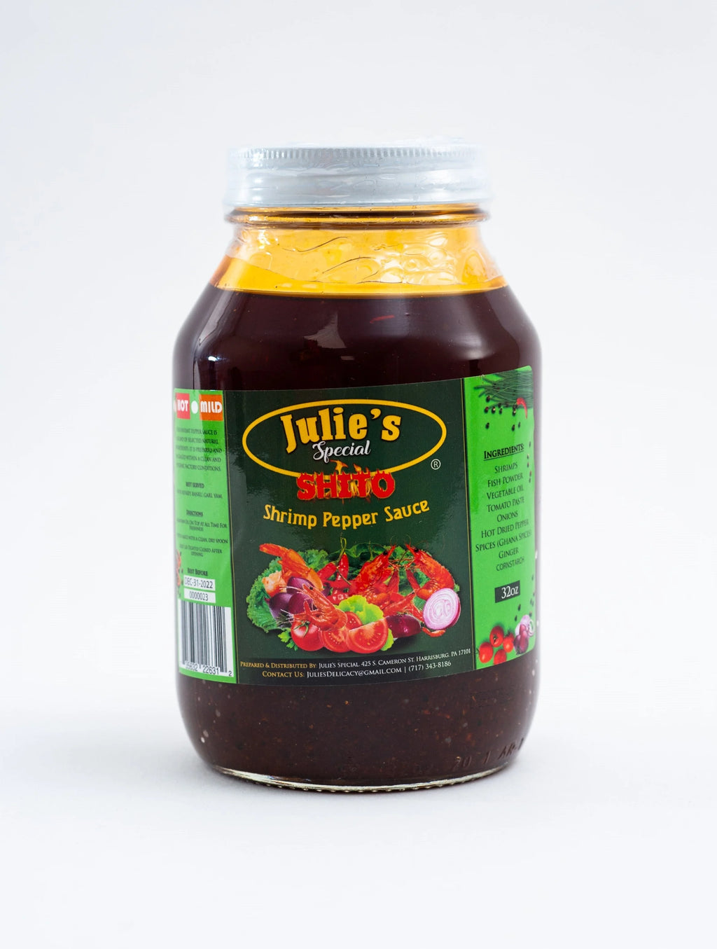 Shrimp Pepper Sauce, 32oz B271