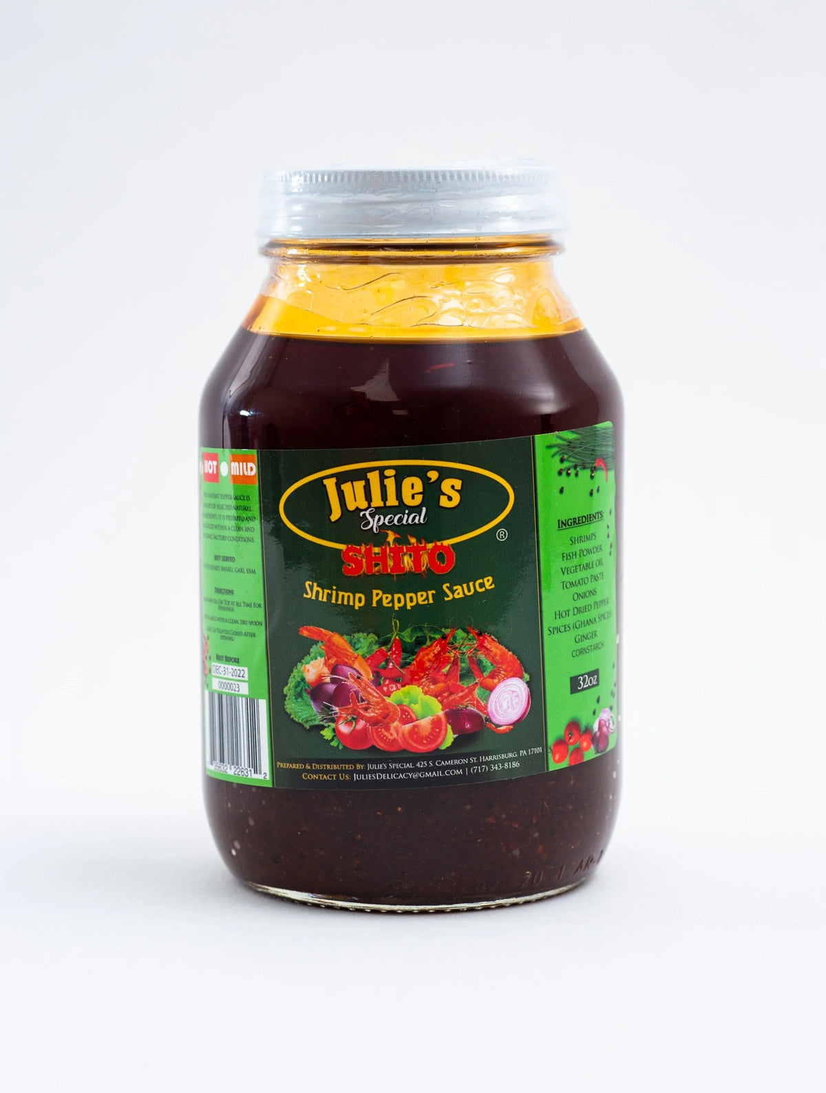 Shrimp Pepper Sauce, 32oz B271