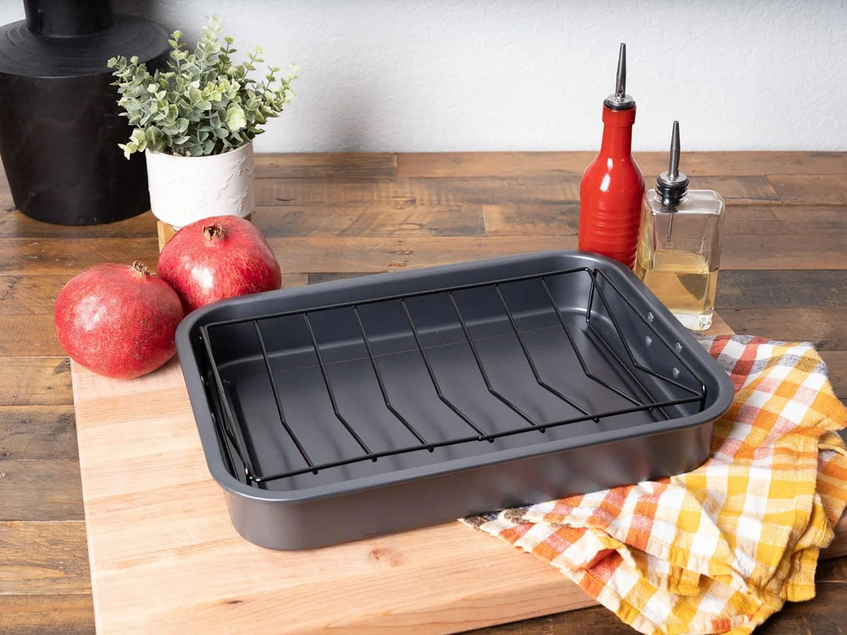 16" x 12" V-Shaped Nonstick Roasting Rack J4409