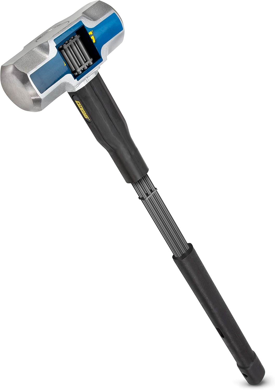 6-Pound Soft Face Sledge Hammer with Vulcanized Rubber Overlay D523929