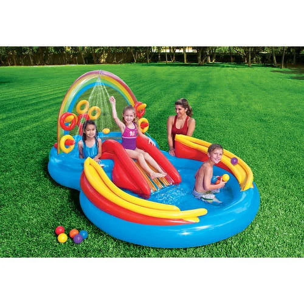 Inflatable Pool & Water Slide V40767
