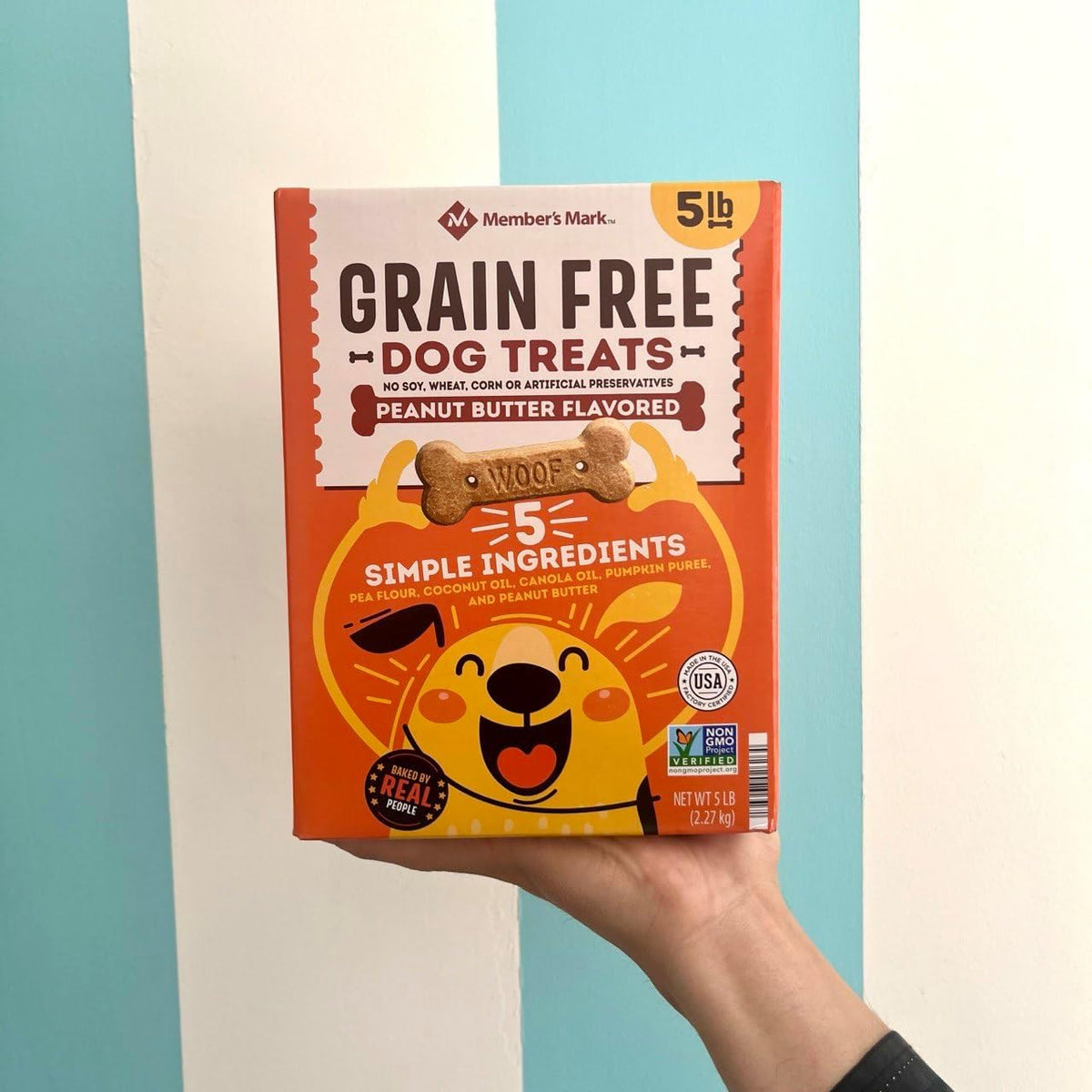 Grain Free Peanut Butter Flavored Dog Treats 5 Pound M261