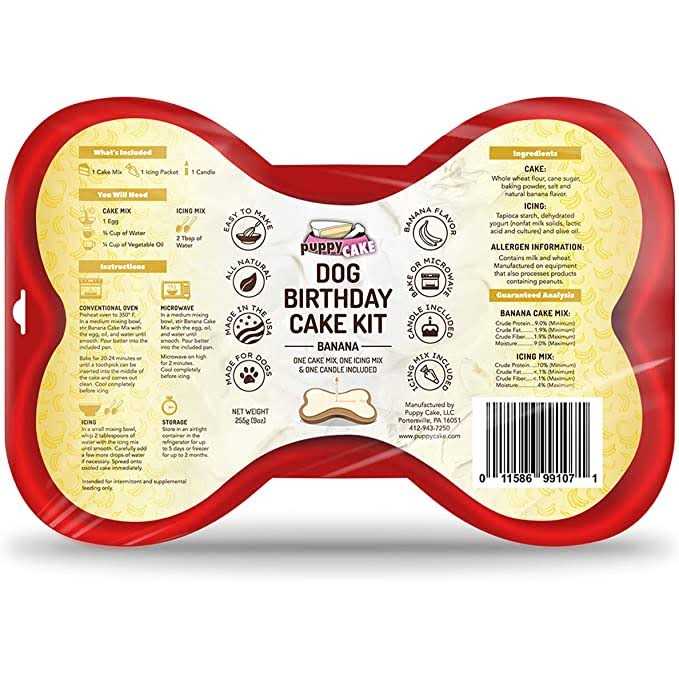 Dog Birthday Cake Kit Z1490