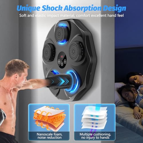 Large Size Wall Mounted Electronic Boxing Target with Boxing Gloves J322012