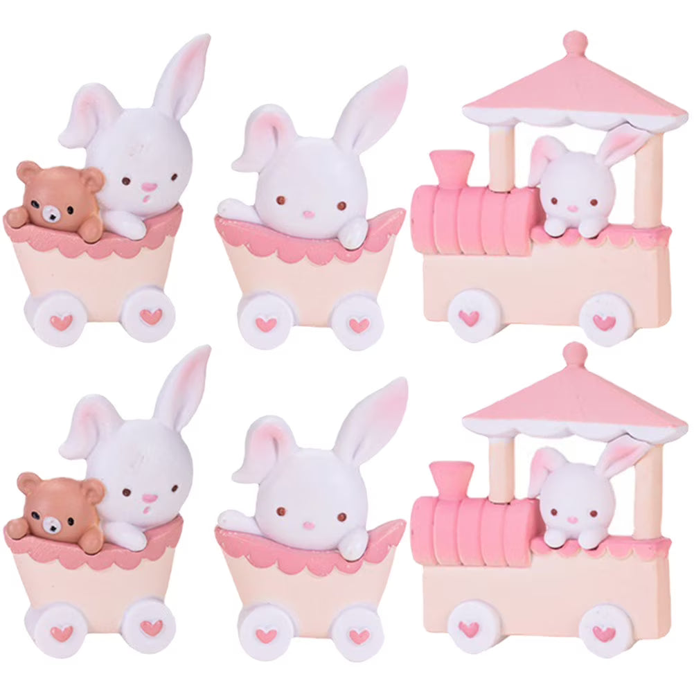 Mini Toy Ornaments Dollhouse Rabbit Decor Z91951