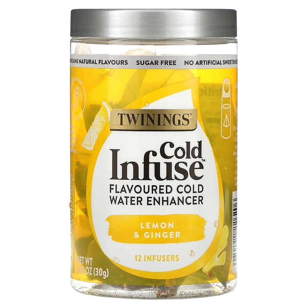 Cold Infuse Flavoured Cold Water Enhancer Lemon & Ginger 12 Infusers R3296