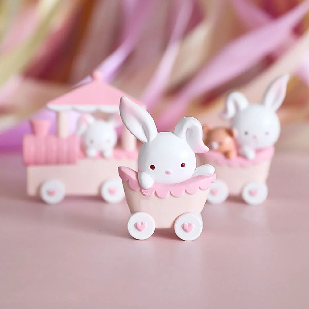 Mini Toy Ornaments Dollhouse Rabbit Decor Z91951