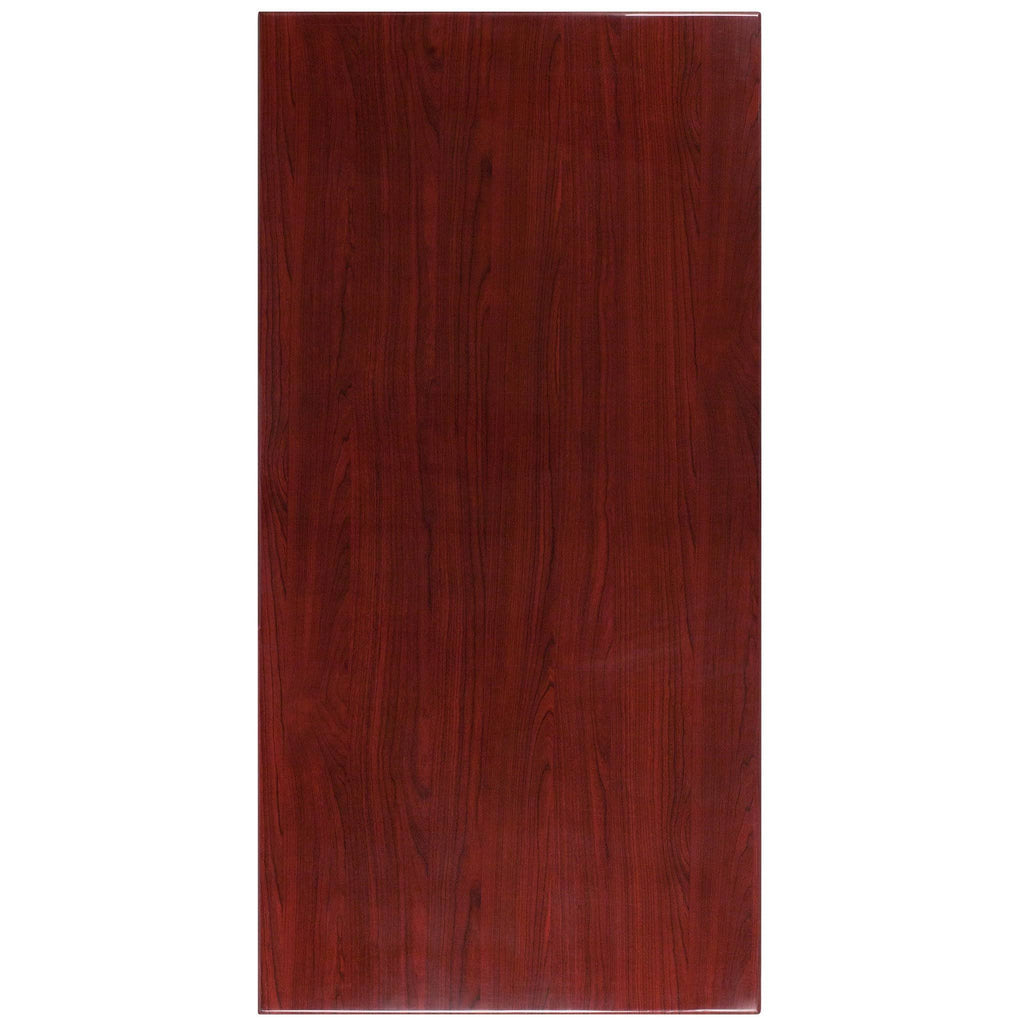 Rectangular Resin Mahogany Table Top K145257
