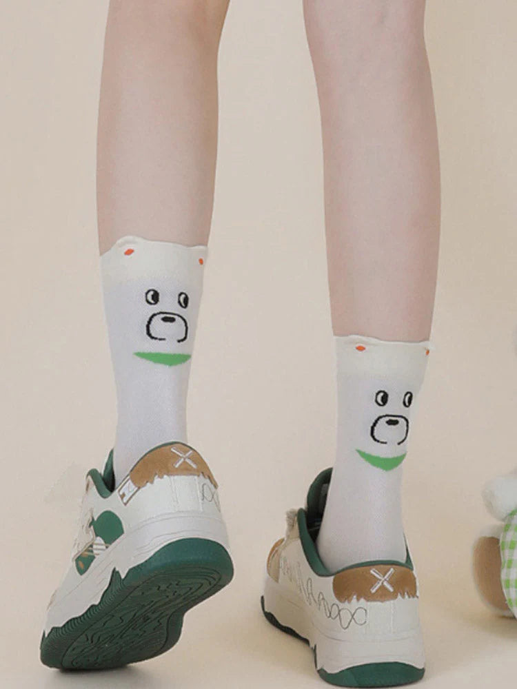 Cute Cartoon Bear Socks G318