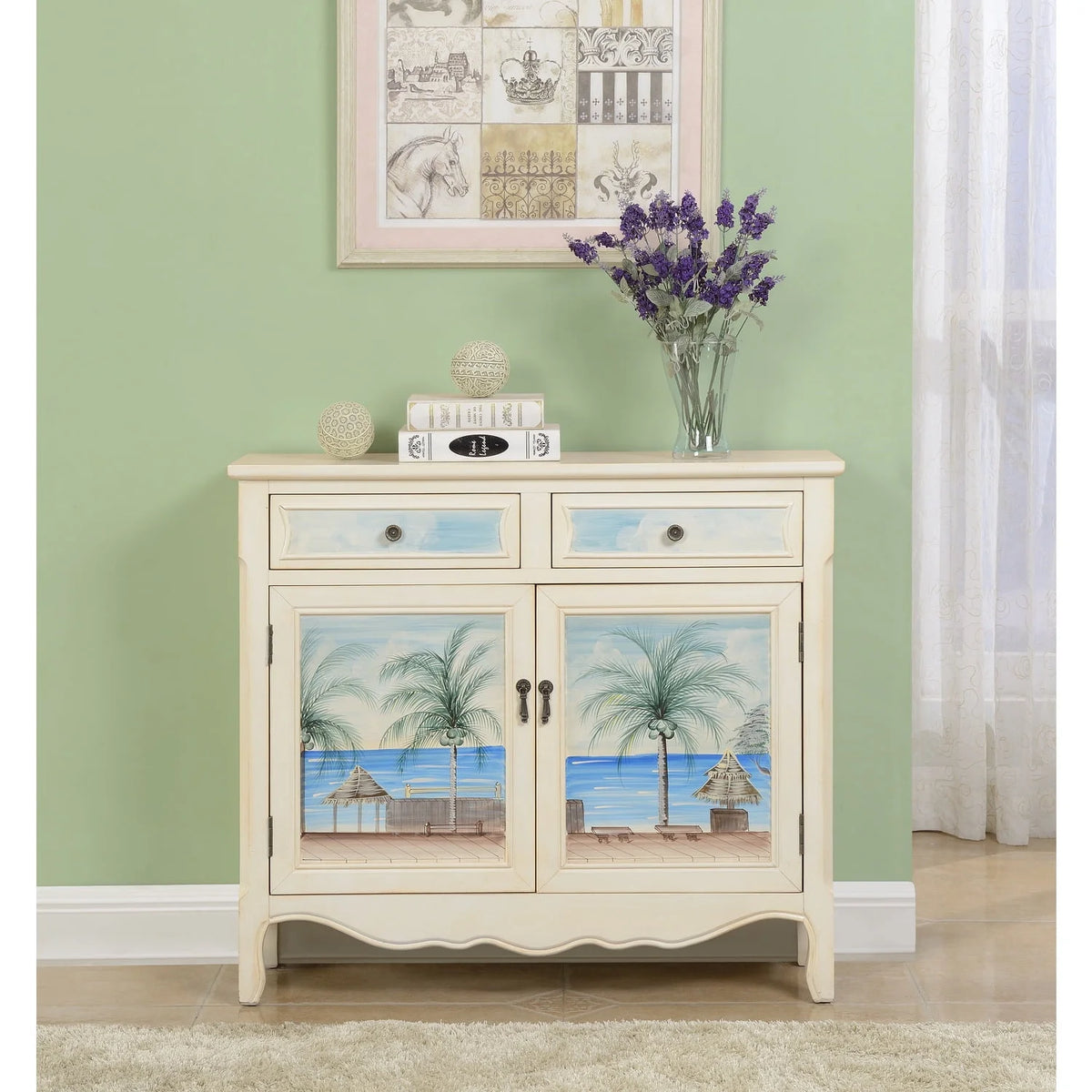 Two Drawer Two Door Cupboard G300909