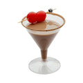 Crystal Clear Plastic Martini Glass 4.8 oz 100ct D416462