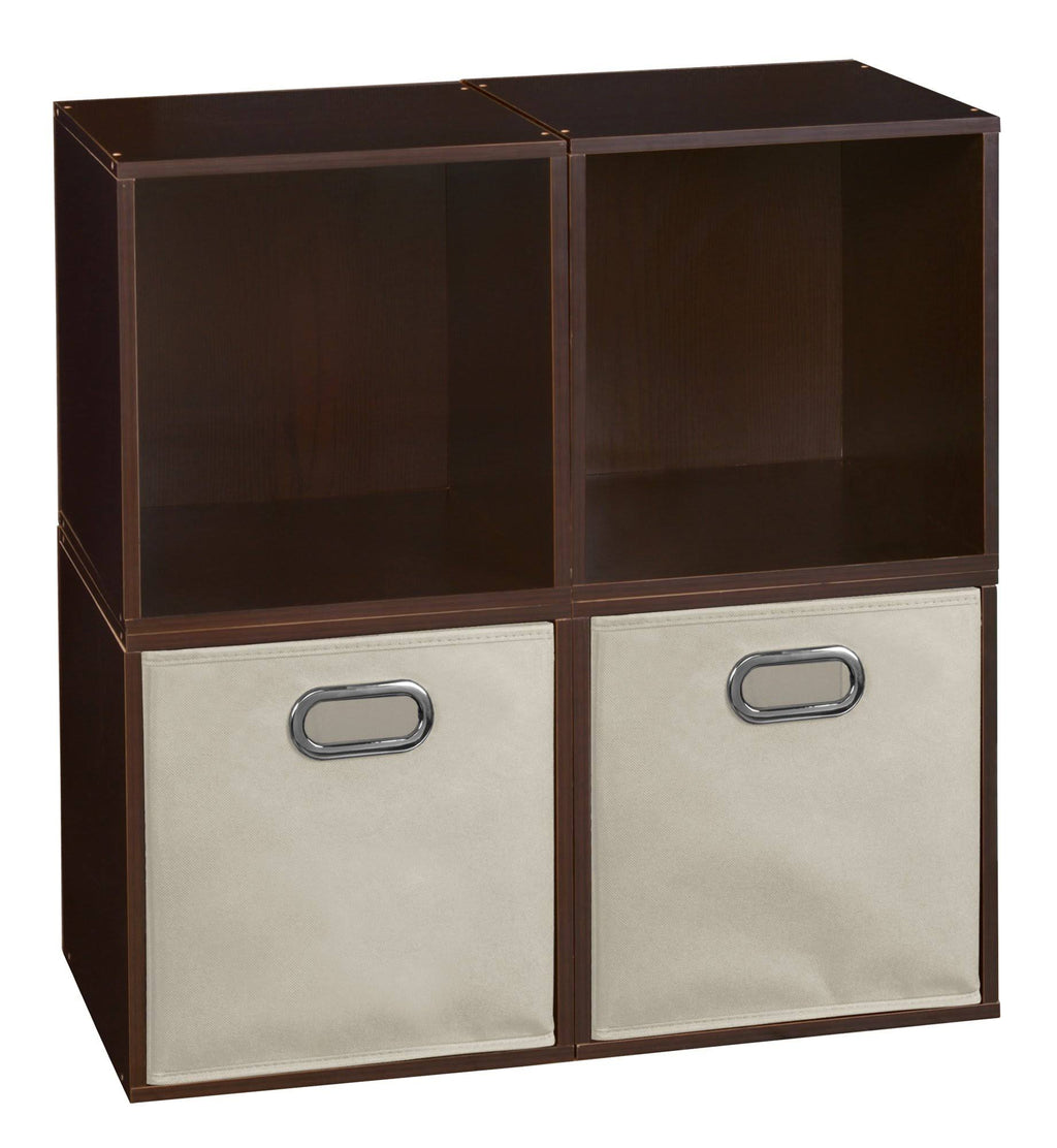 4 Cubes and 2 Canvas Bins Storage Set F1886