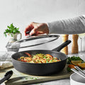 4 Qt. Aluminum Non-Stick Sauté Pan with Lid K2345