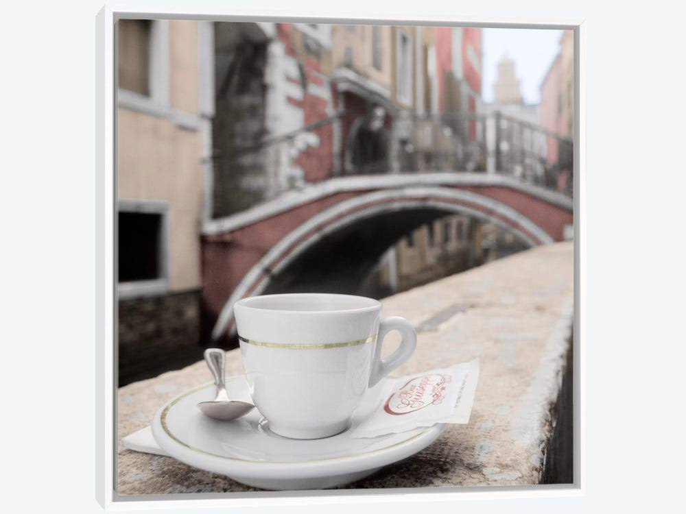 Framed Canvas Art White Floating Frame U5856