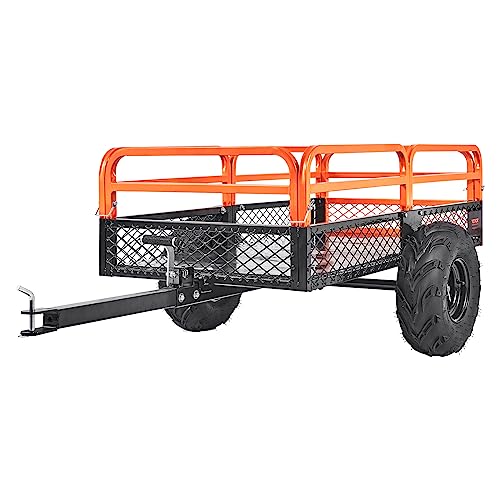 750-Pound 15 Cubic Feet Steel Dump Cart with Removable Sides C702