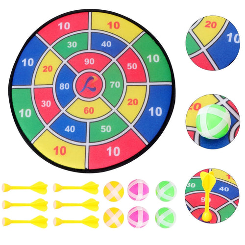 1 Set Sticky Ball Shooting Toy with 6pcs Sticky Ball and 6pcs Darts V834