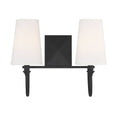Matte Black 2 Light Bath T767776