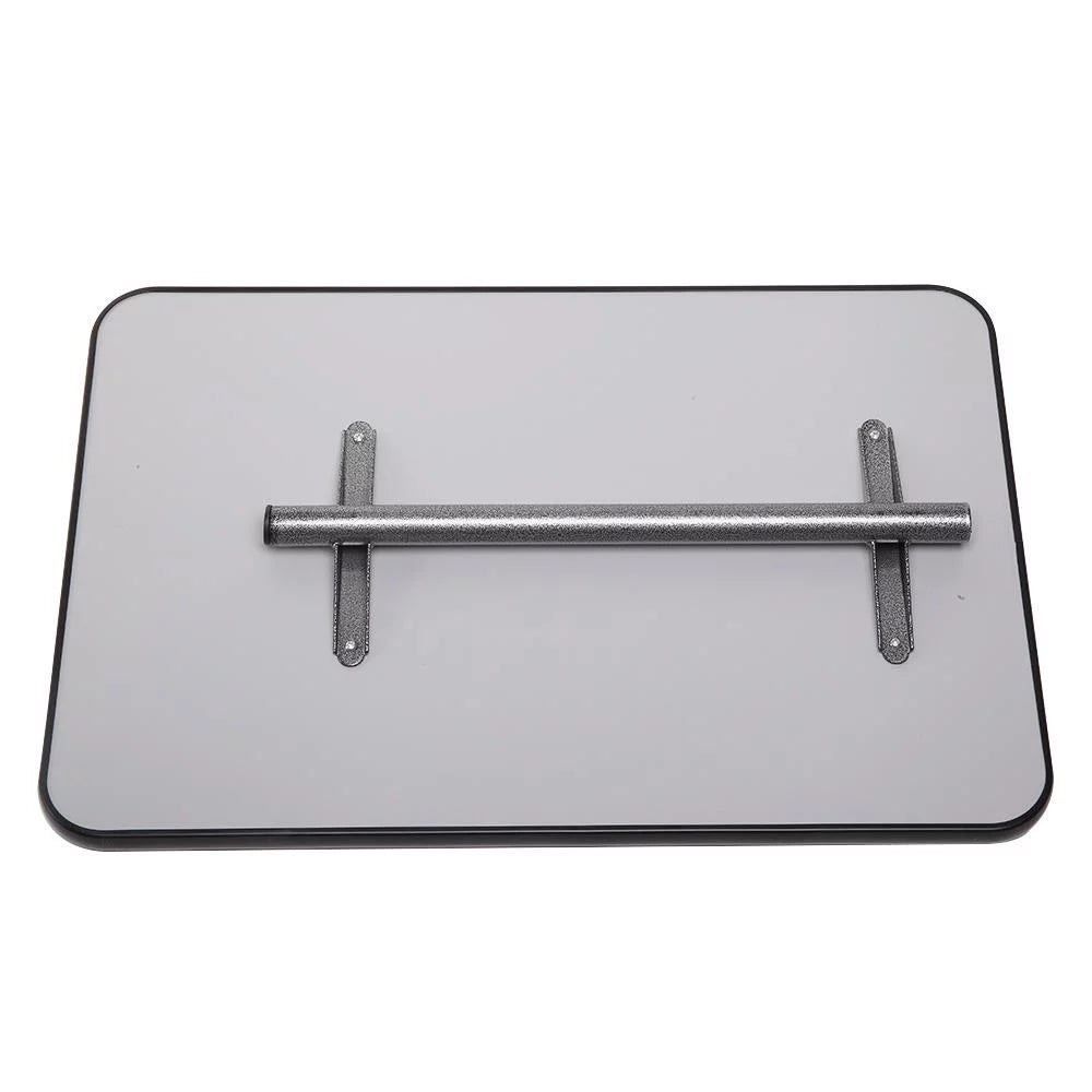 Adjustable Overbed Bedside Table with Wheels Gray R89508