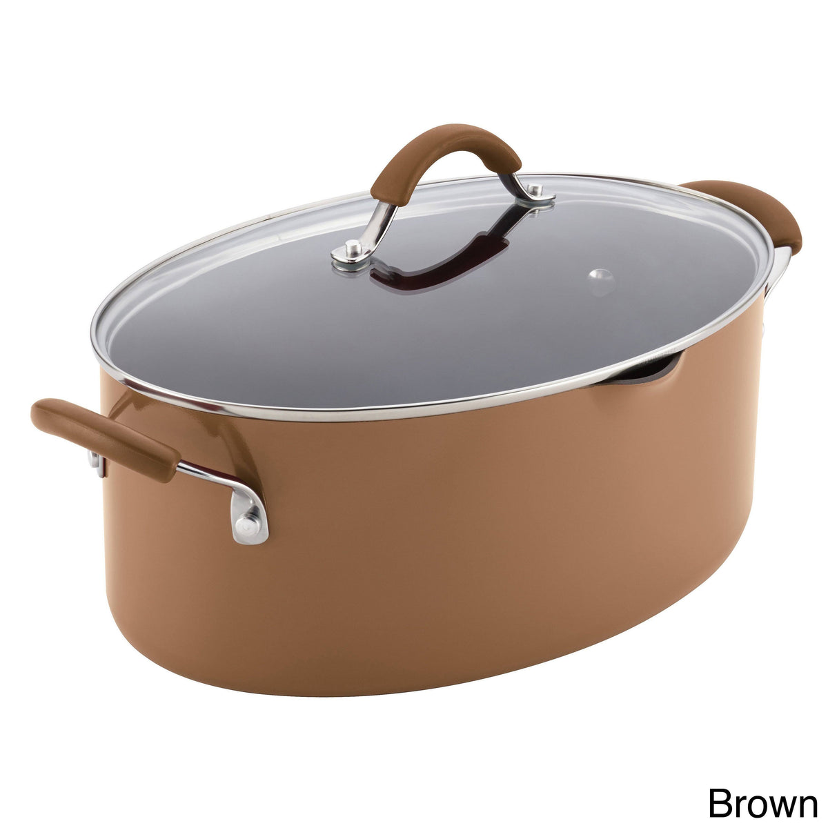 8-Quart Nonstick Covered Pasta Pot with Pour Spout Q505218