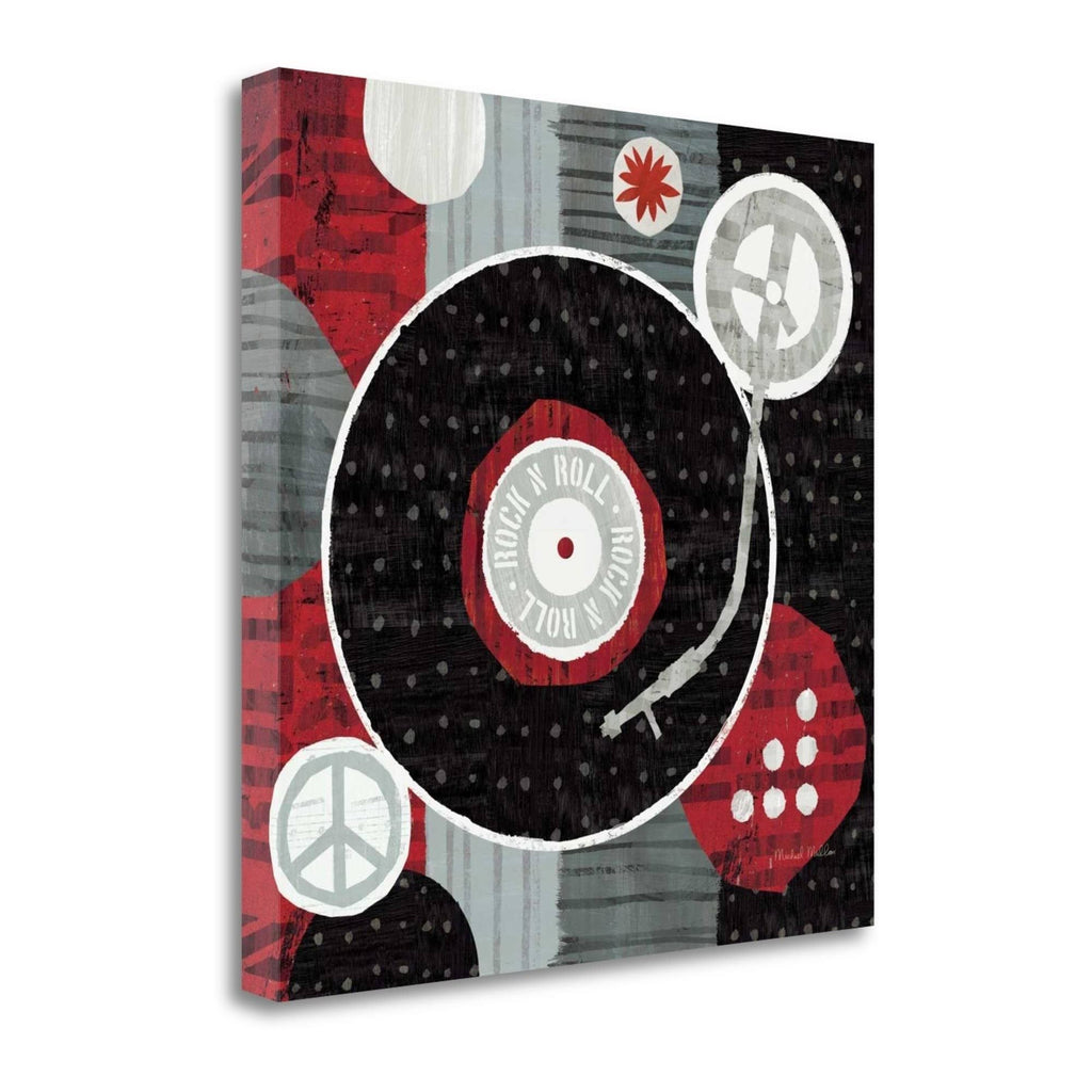 Rock N Roll Album Giclee Print on Gallery Wrap Canvas N807841