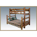 Brown Wood Twin over Full Bunk Bed V280169