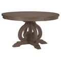 Wood Round Dining Table B70395