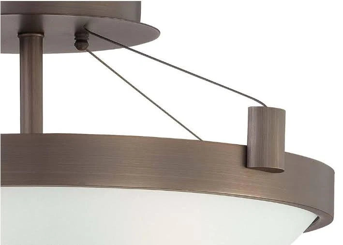 Suspended 3 Light Semi Flush Mount J109
