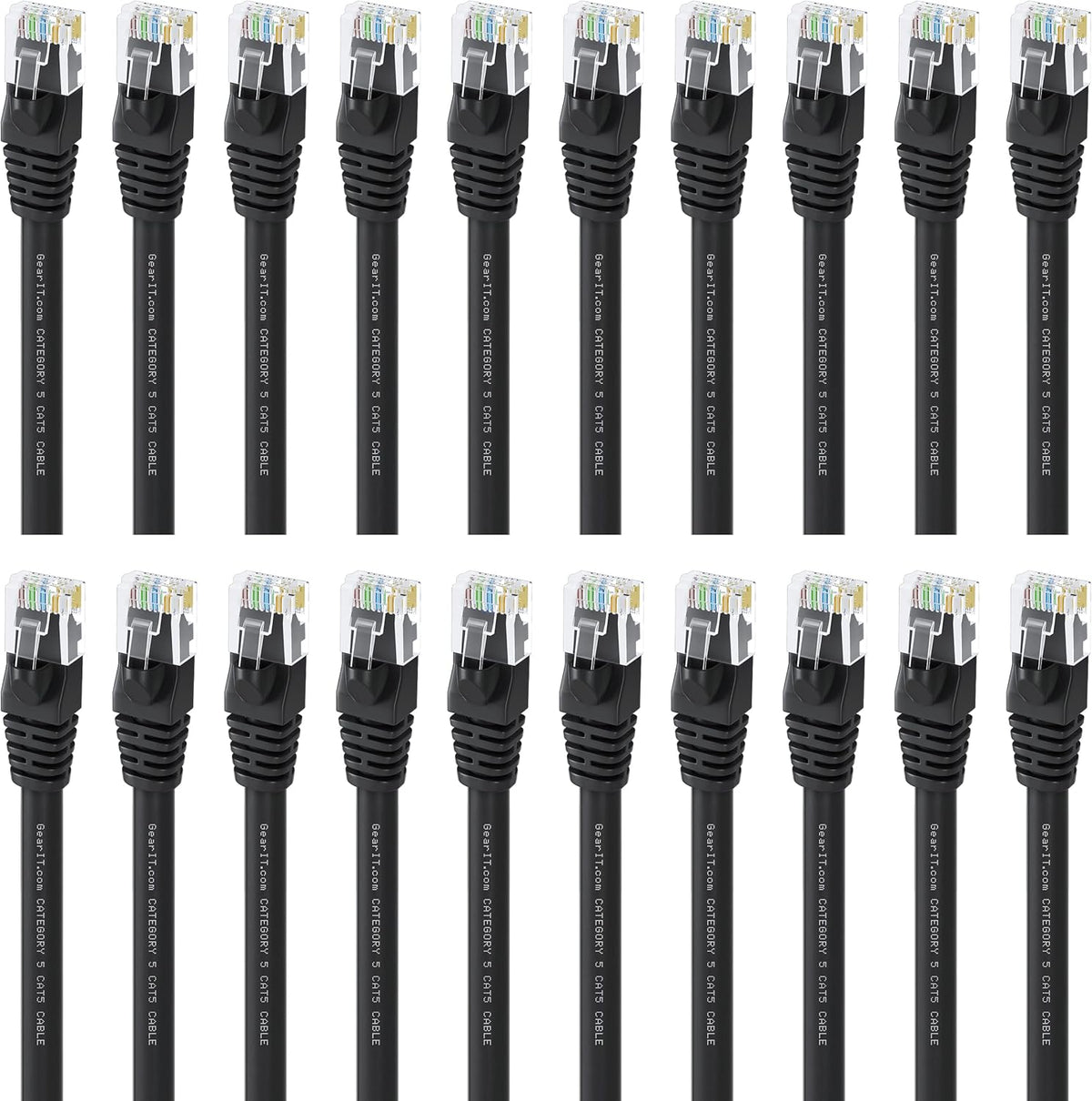 Cat5e Ethernet Patch Cable 3 Feet Black B35192