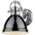 Chrome/Black 1 Light Bath Vanity N8161