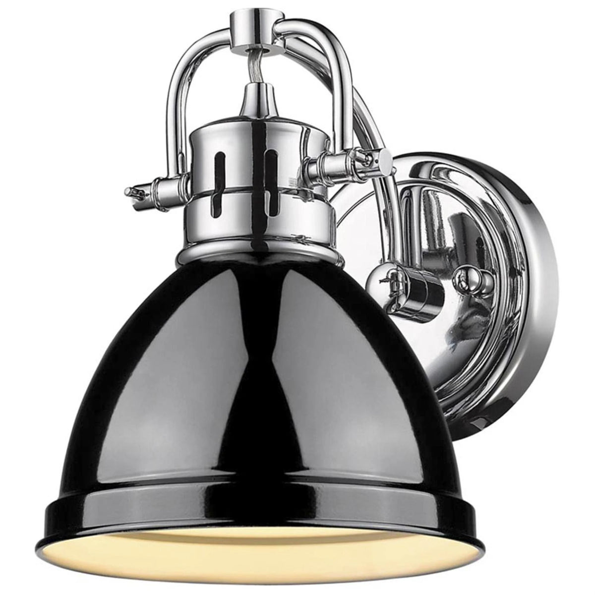 Chrome/Black 1 Light Bath Vanity N8161
