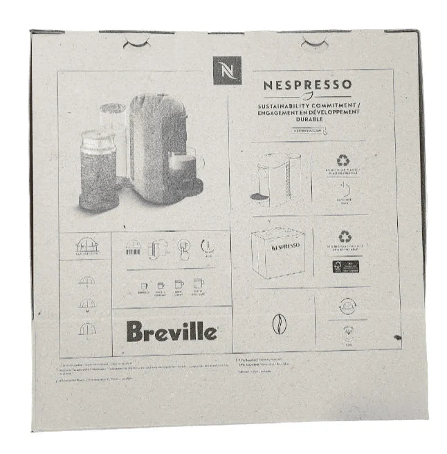 Ink Black Coffee and Espresso Machine with Milk Frother F841483