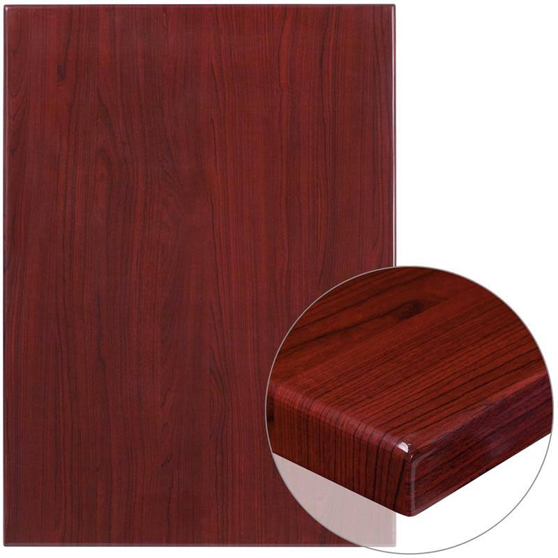 Rectangular Resin Mahogany Table Top K145257