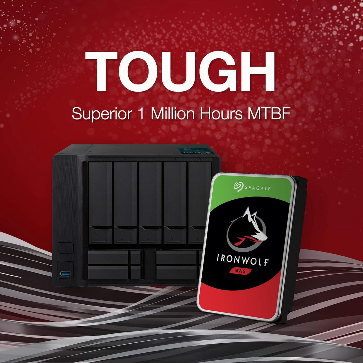 10TB NAS Internal Hard Drive HDD CMR 3.5 Inch SATA 6Gb/s 7200 RPM 256MB Cache Y580877